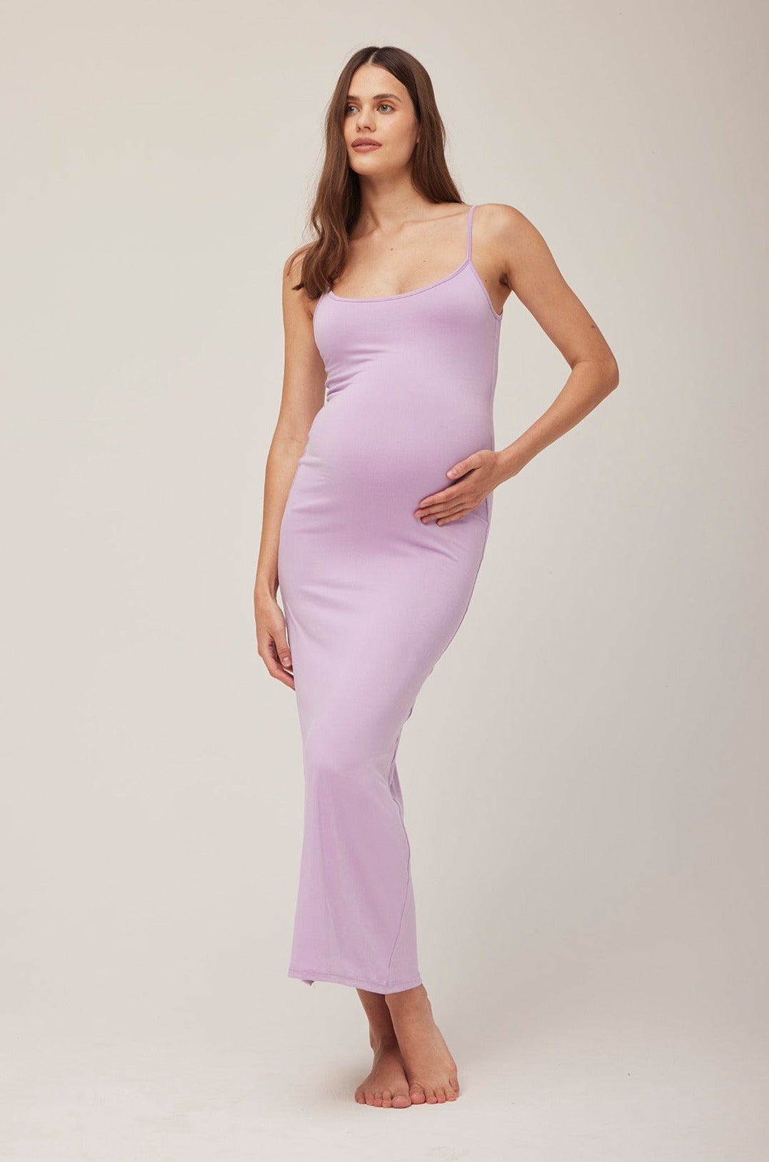 Bumpsuit Maternity The Jane Maxi Dress in Lilac