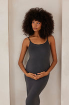 Bumpsuit Maternity The Jane Maxi Dress in Slate