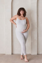 Bumpsuit Maternity The Kate Jumpsuit in Heather Grey