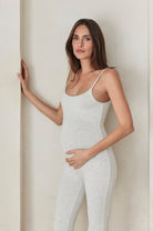 Bumpsuit Maternity The Kate Jumpsuit in Heather Grey