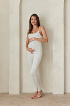 Bumpsuit Maternity The Kate Jumpsuit in Heather Grey