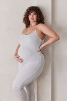 Bumpsuit Maternity The Kate Jumpsuit in Heather Grey