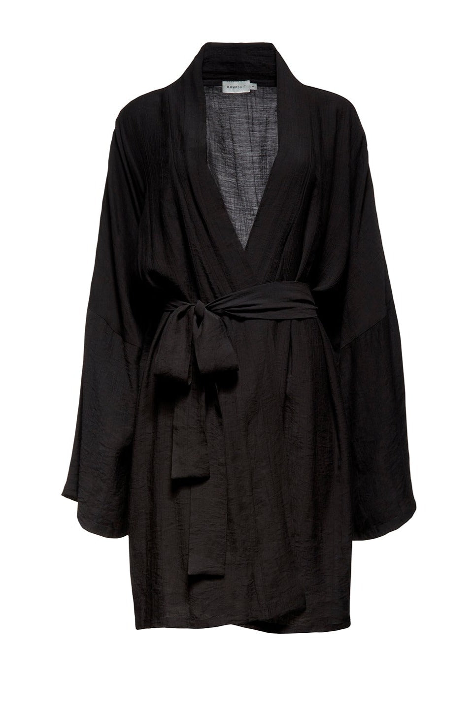 Bumpsuit Maternity x Georgia Fowler The Kimono Robe in Black Gauze