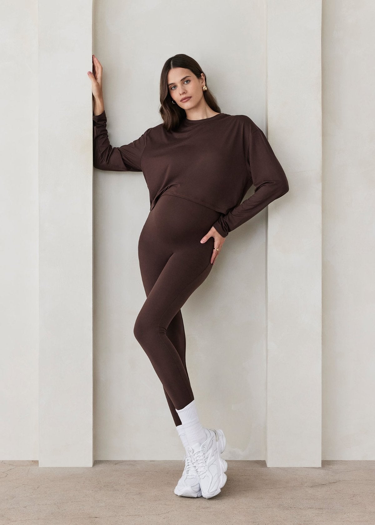 Bumpsuit maternity the legging in chocolate