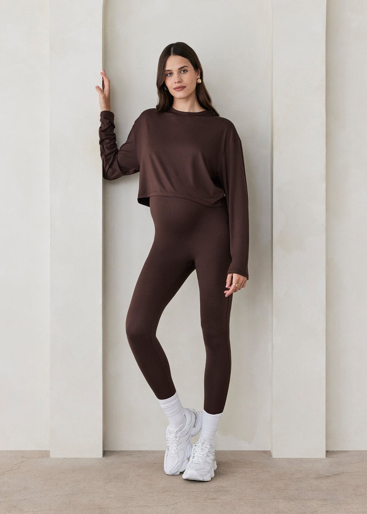 Bumpsuit maternity the legging in chocolate