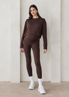 Bumpsuit maternity the legging in chocolate