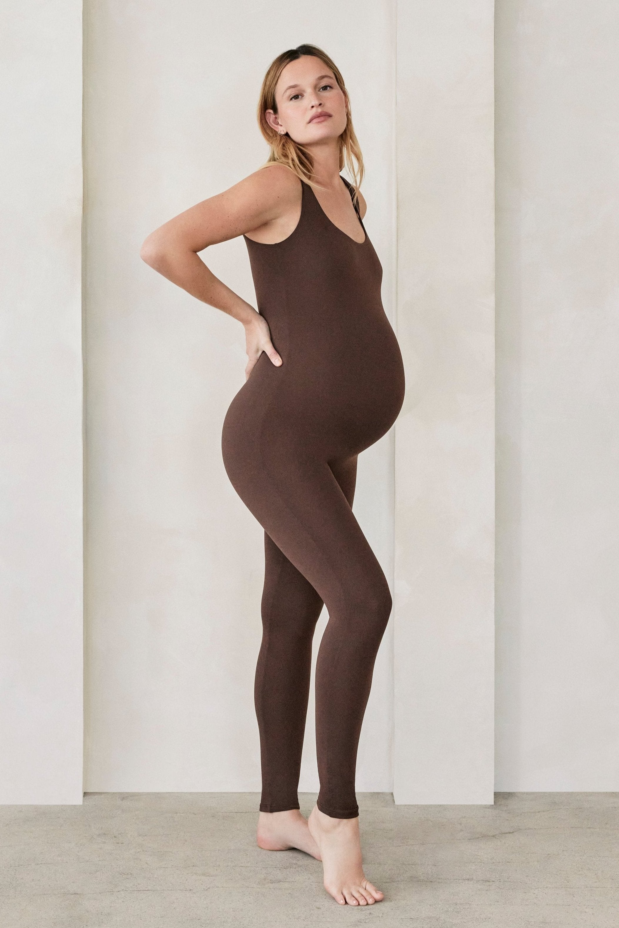 bumpsuit maternity the lucy signature in chocolate