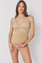 Bumpsuit Maternity The Maternity Support Brief in Beige