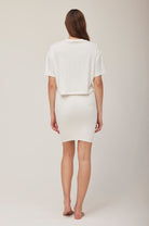 bumpsuit maternity the mini skirt in ivory