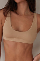 bumpsuit maternity the reversible comfy bra in Beige