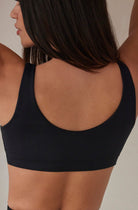 bumpsuit maternity the reversible comfy bra in black