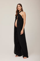 Bumpsuit Maternity The Vacation Collection The Scarf Top in Black