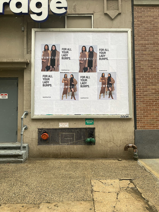 nara smith mocha nyc street billboard