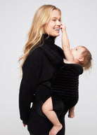 the armadillo baby carrier in black velvet