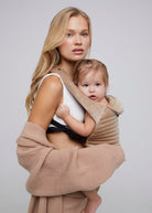 bumpsuit the armadillo baby carrier in dune