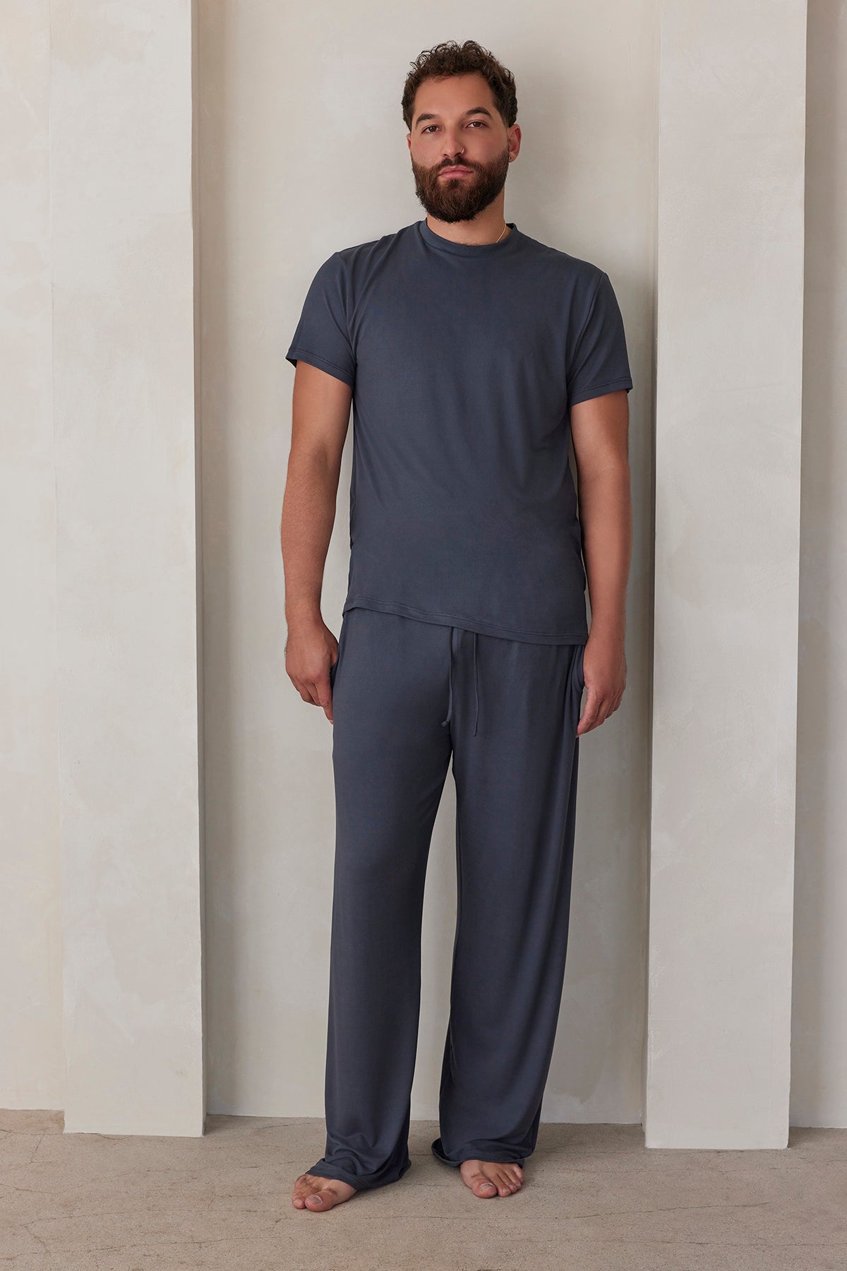 Bumpsuit The Cloud Loungewear Mens Pant in Cement