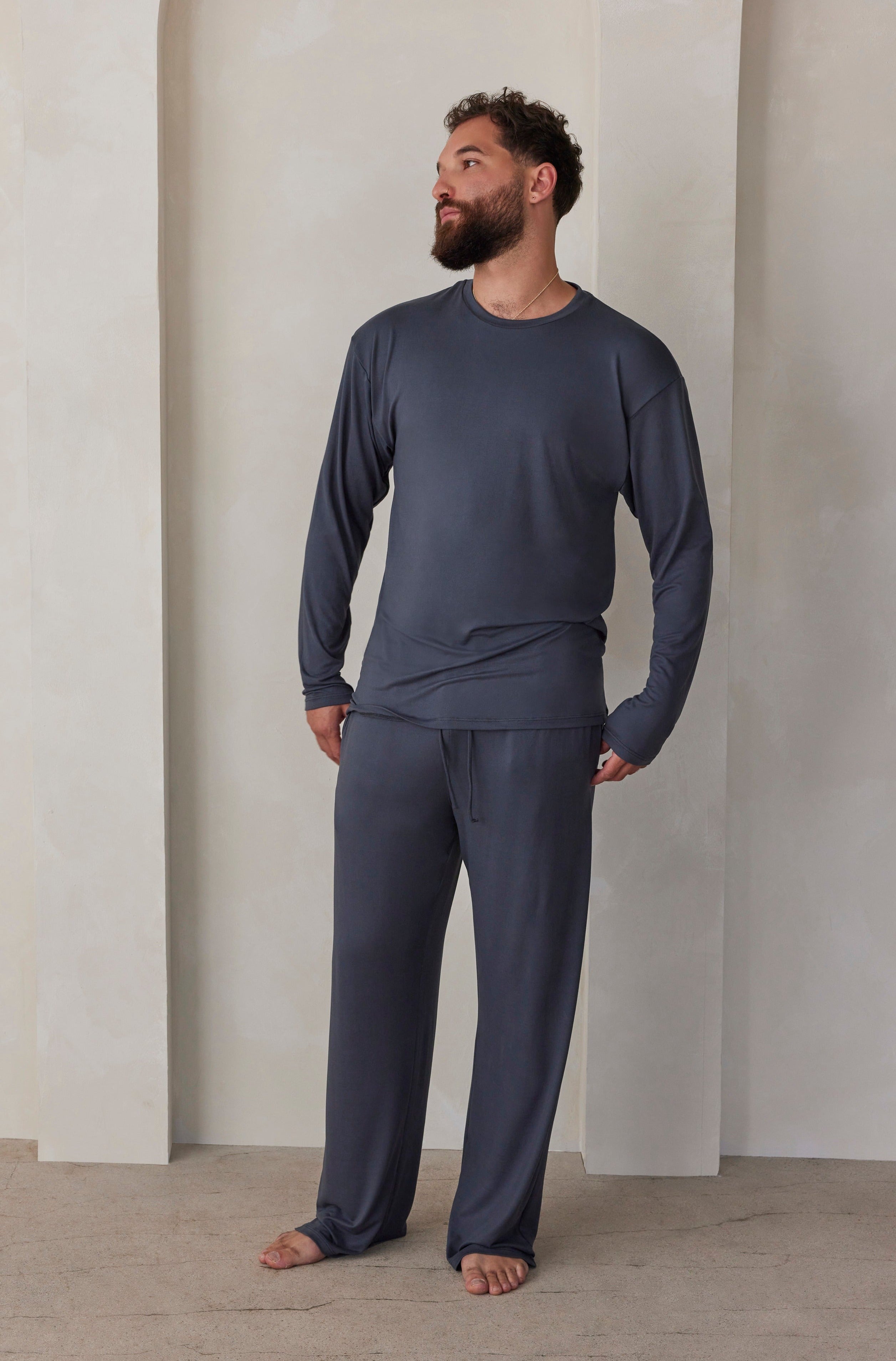 Bumpsuit The Cloud Loungewear Mens Pant in Cement