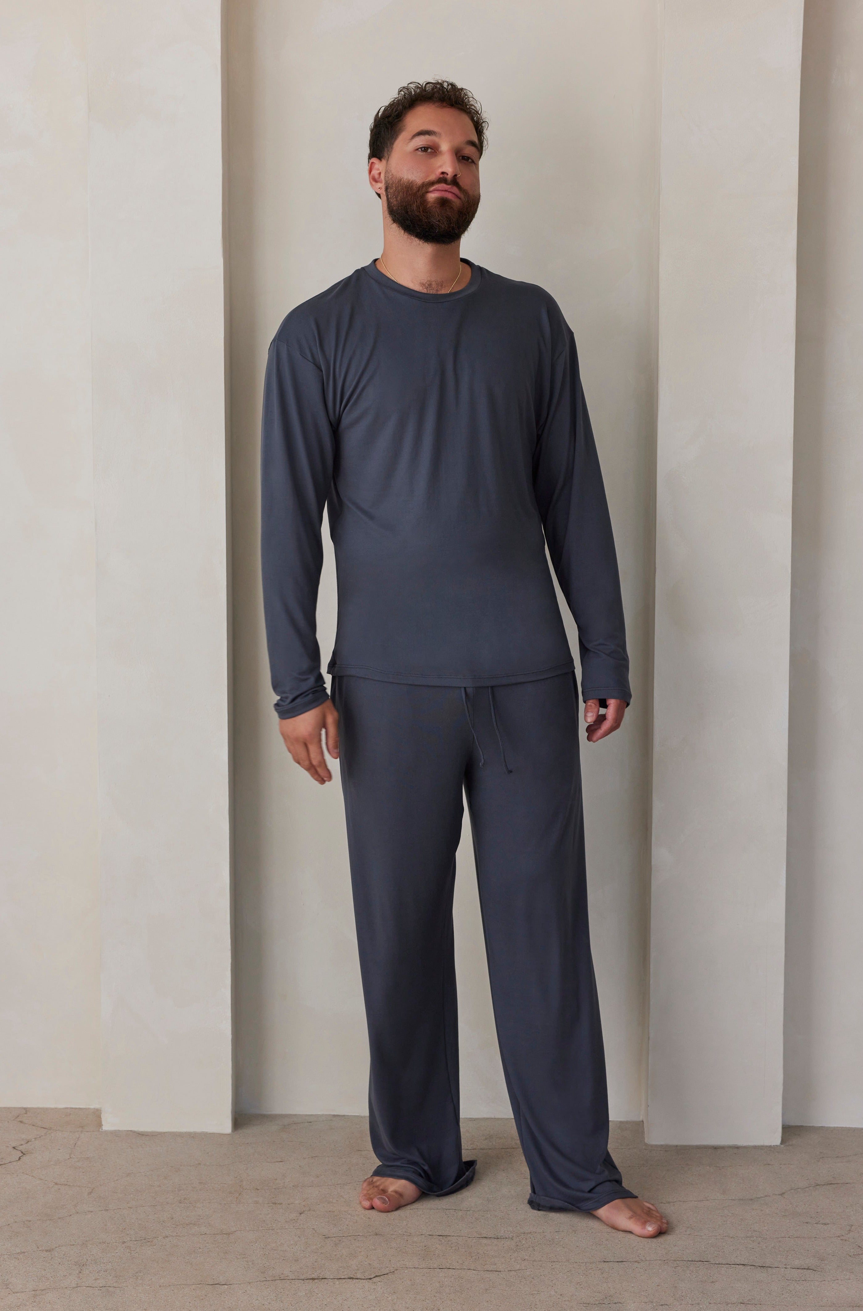 Bumpsuit The Cloud Loungewear Mens Pant in Cement