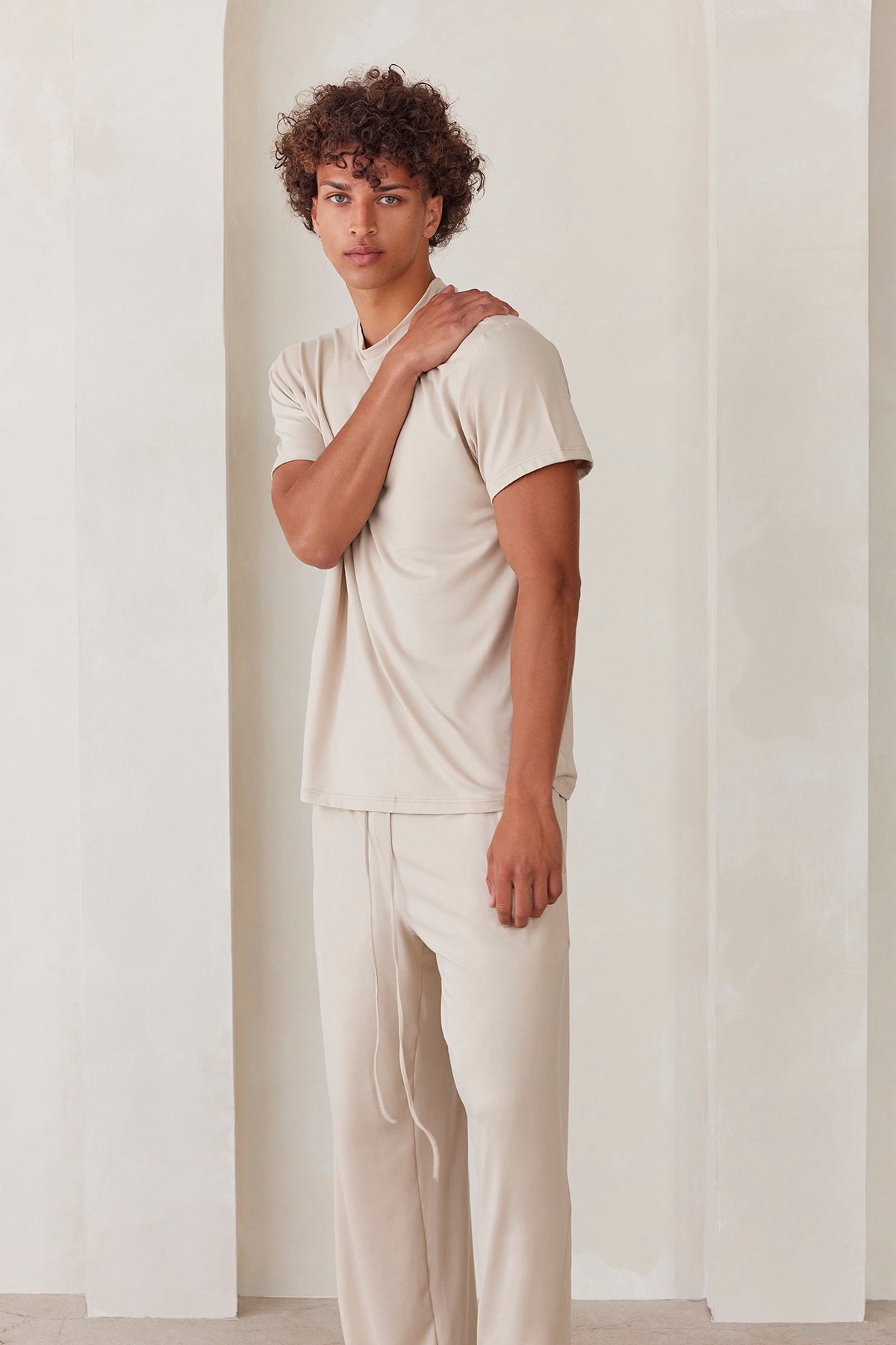 Bumpsuit The Cloud Loungewear Mens Pant in Oat