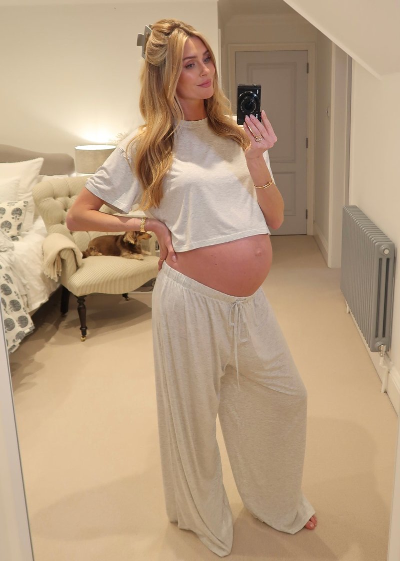 Bumpsuit Maternity Loungewear The Cloud Drawstring Pant in Heather Grey