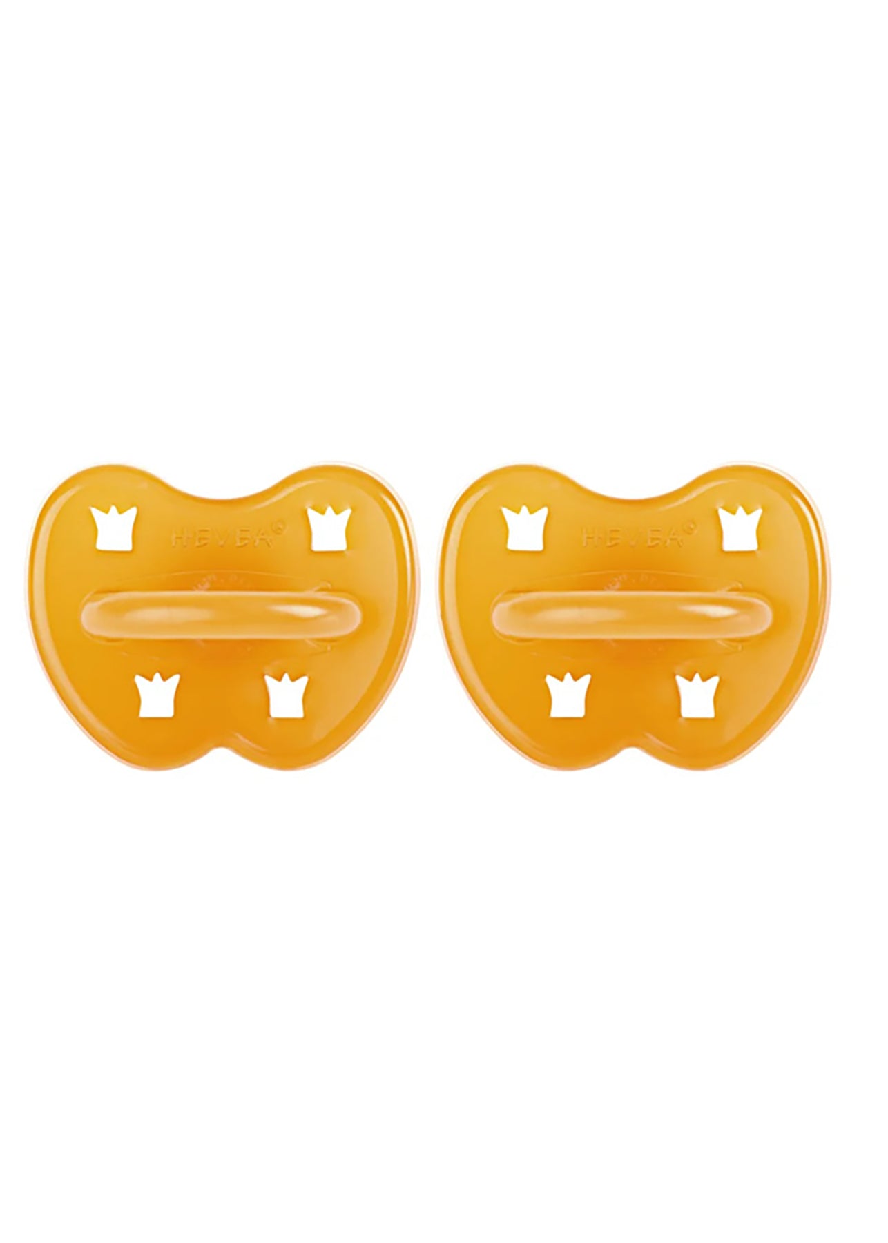 hevea product classic pacifier two piece set in natural