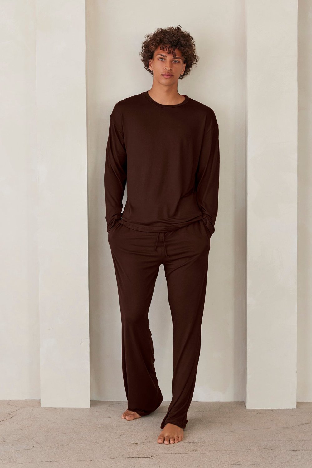 the cloud mens pant in chocolate