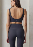 perfect movement wrap bra slate bumpsuit activewear