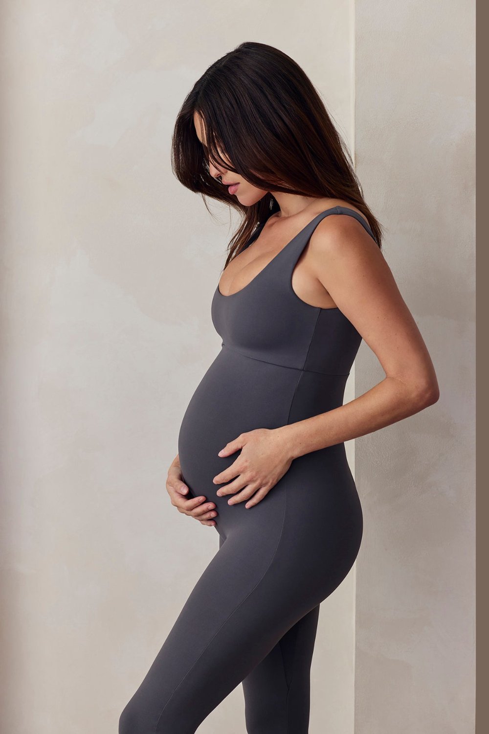 bumpsuit the perfect movement unitard in slate activewear