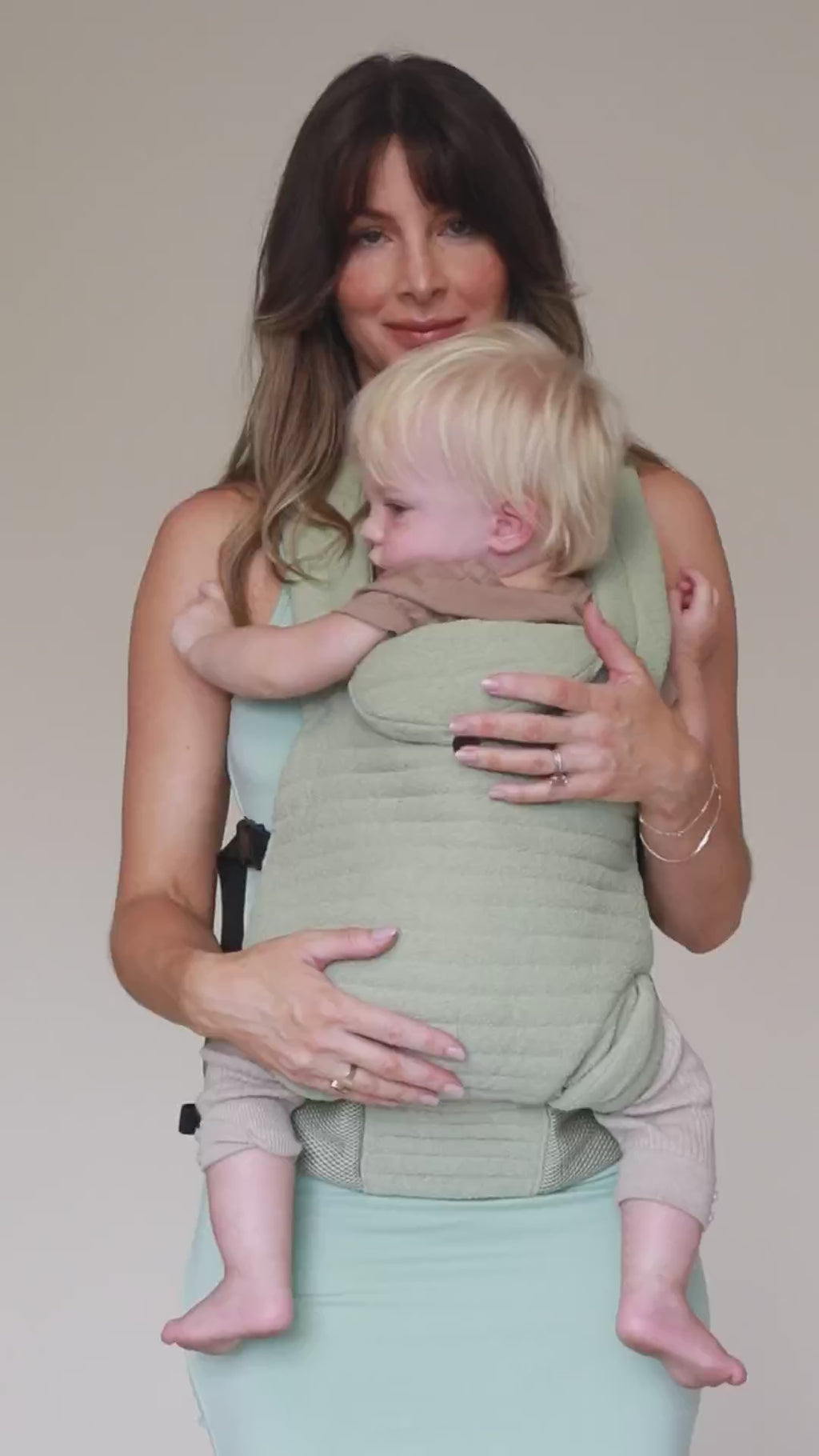armadillo baby carrier in matcha