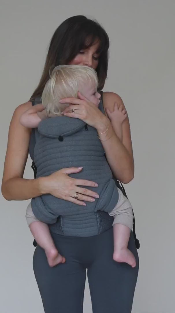 armadillo baby carrier in slate