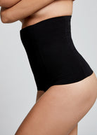 the support waist trainer in black by bumpsuit