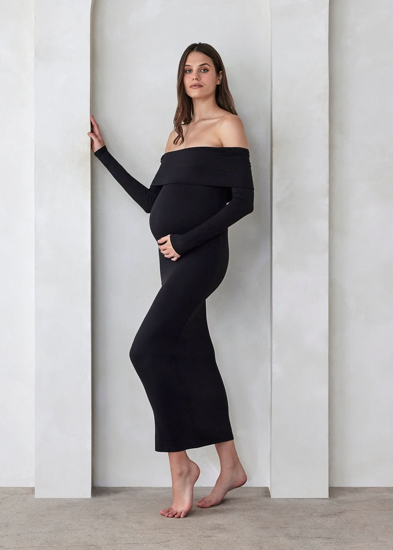 the alison maxi dress in black