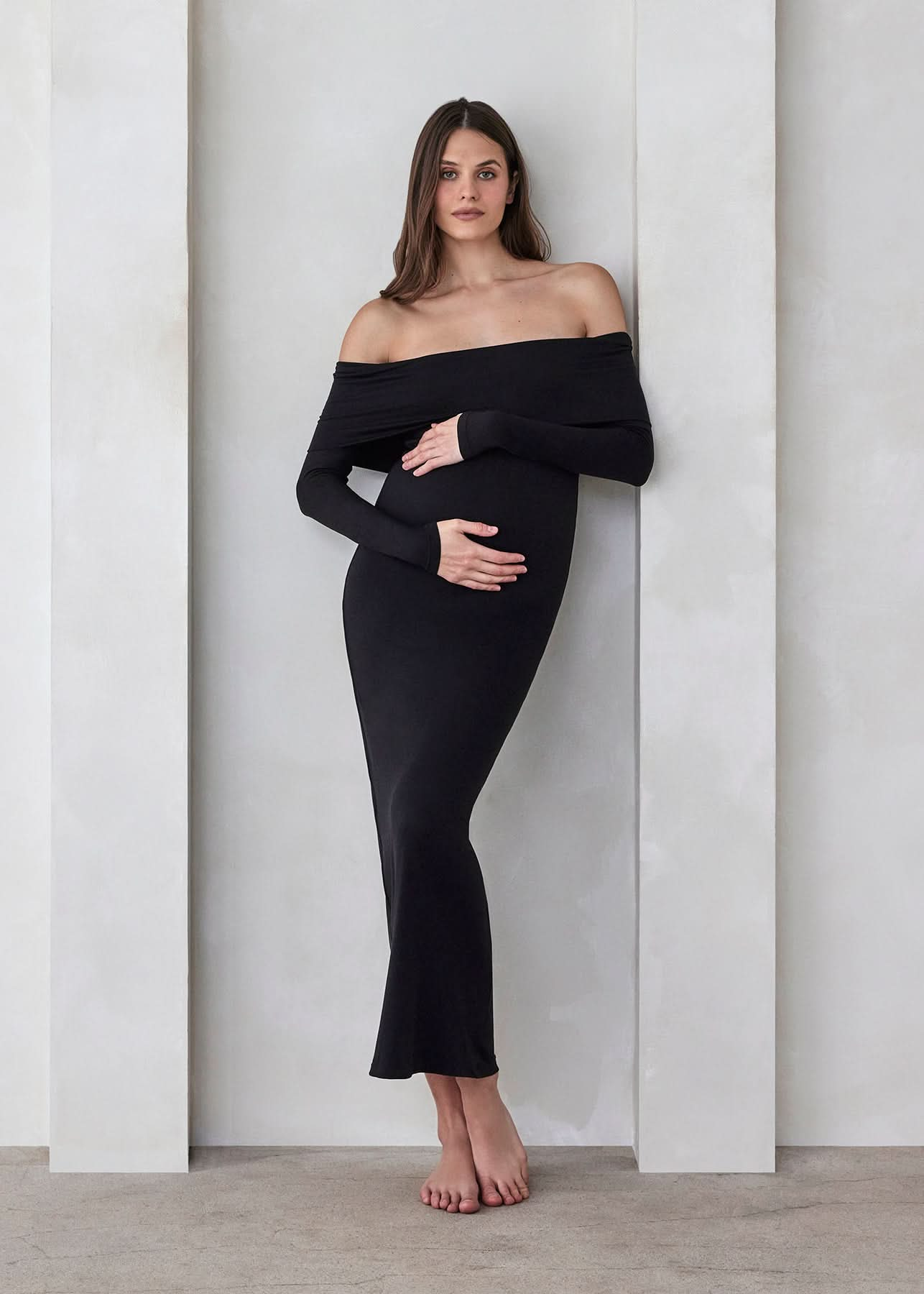 the alison maxi dress in black