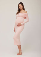 the alison maxi dress in dusty pink