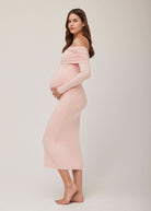 the alison maxi dress in dusty pink