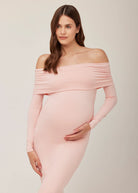 the alison maxi dress in dusty pink