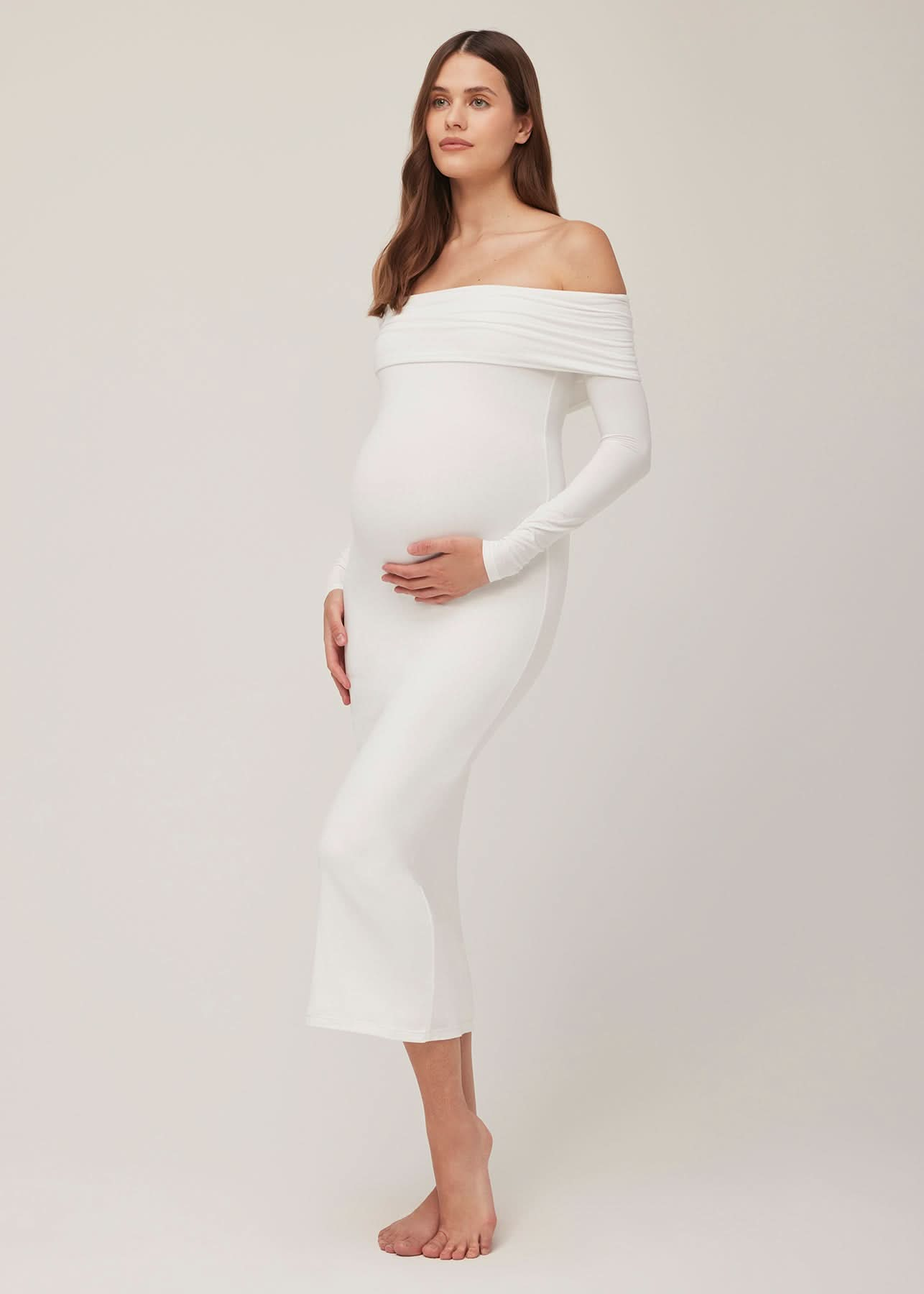 the alison maxi dress in ivory