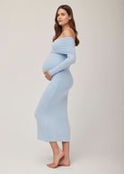 the alison maxi dress in powder blue