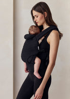 the armadillo baby carrier in black boucle