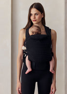 the armadillo baby carrier in black boucle