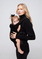 the armadillo baby carrier in black velvet