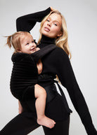 the armadillo baby carrier in black velvet