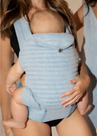 the armadillo baby carrier in denim