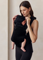 the armadillo baby carrier in black velvet