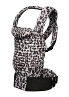 the armadillo baby carrier in monochrome leopard