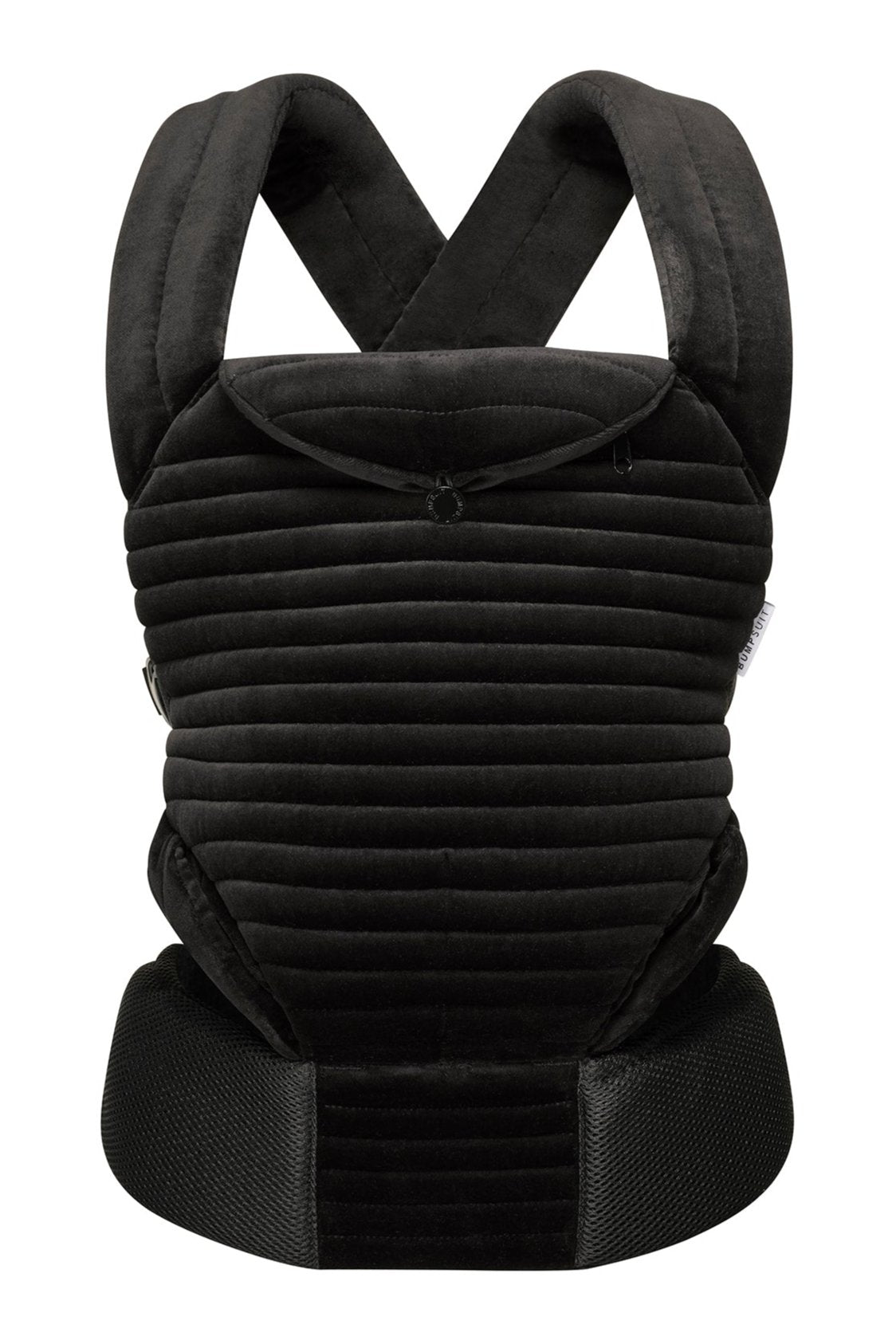 the armadillo baby carrier in black velvet