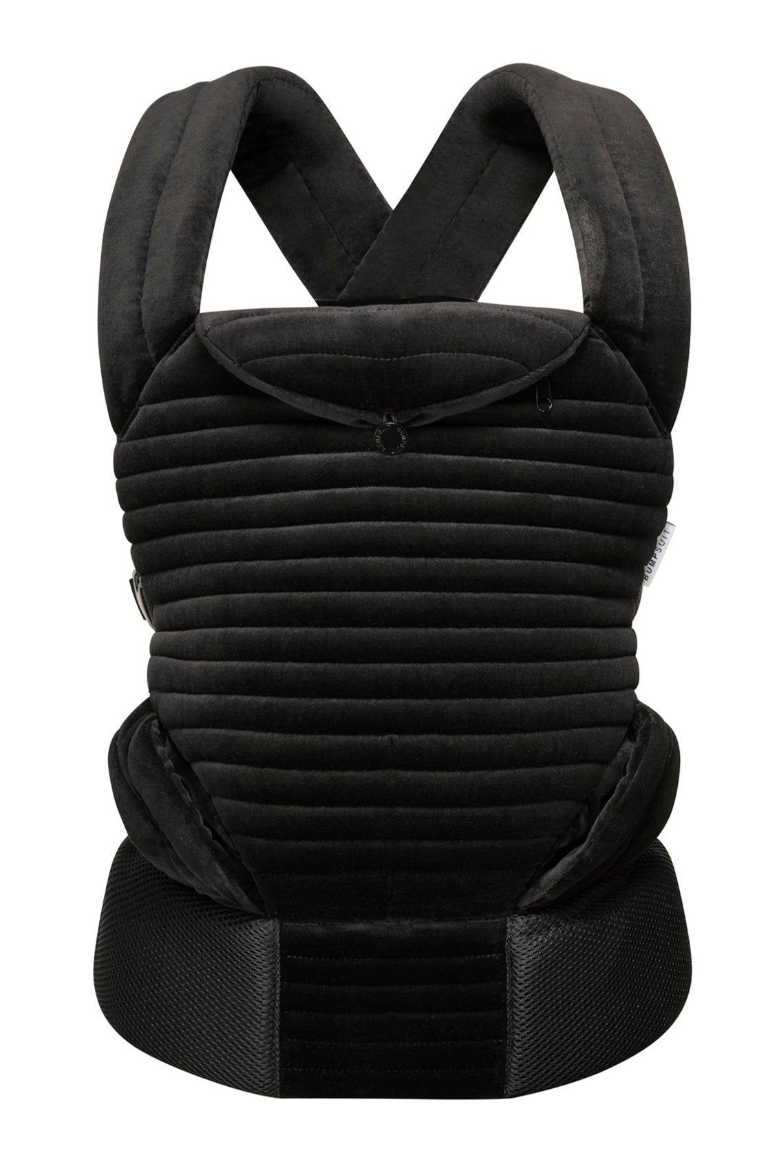 the armadillo baby carrier in black velvet