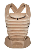 the armadillo baby carrier in dune velvet