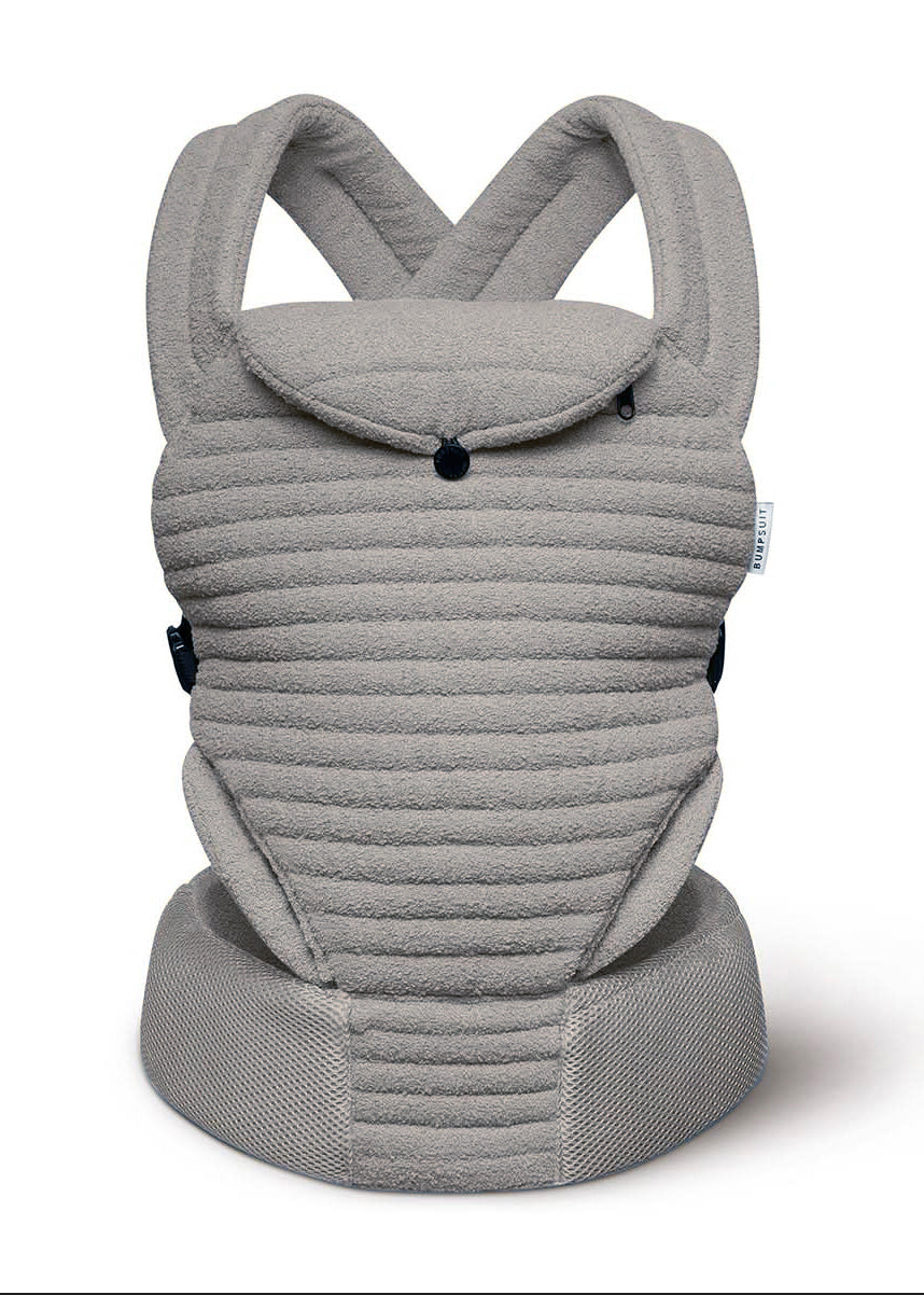 the armadillo baby carrier in wolf grey