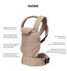 Bumpsuit Maternity The Armadillo Baby Carrier in Oyster